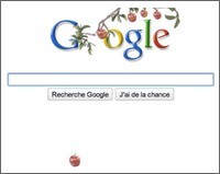 Google Logo Pomme